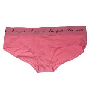 PINK Victoria's Secret Cotton Hipster Panty in Pink Dahlia Size Medium Love PINK